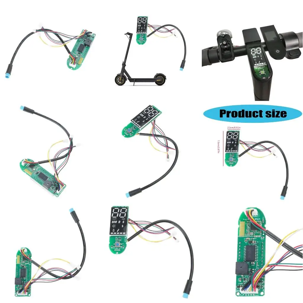 

87HE Easy to Install Electric Scooter Real Time Speed & Battery Display Control Panel with Customizable Settings Weatherproof