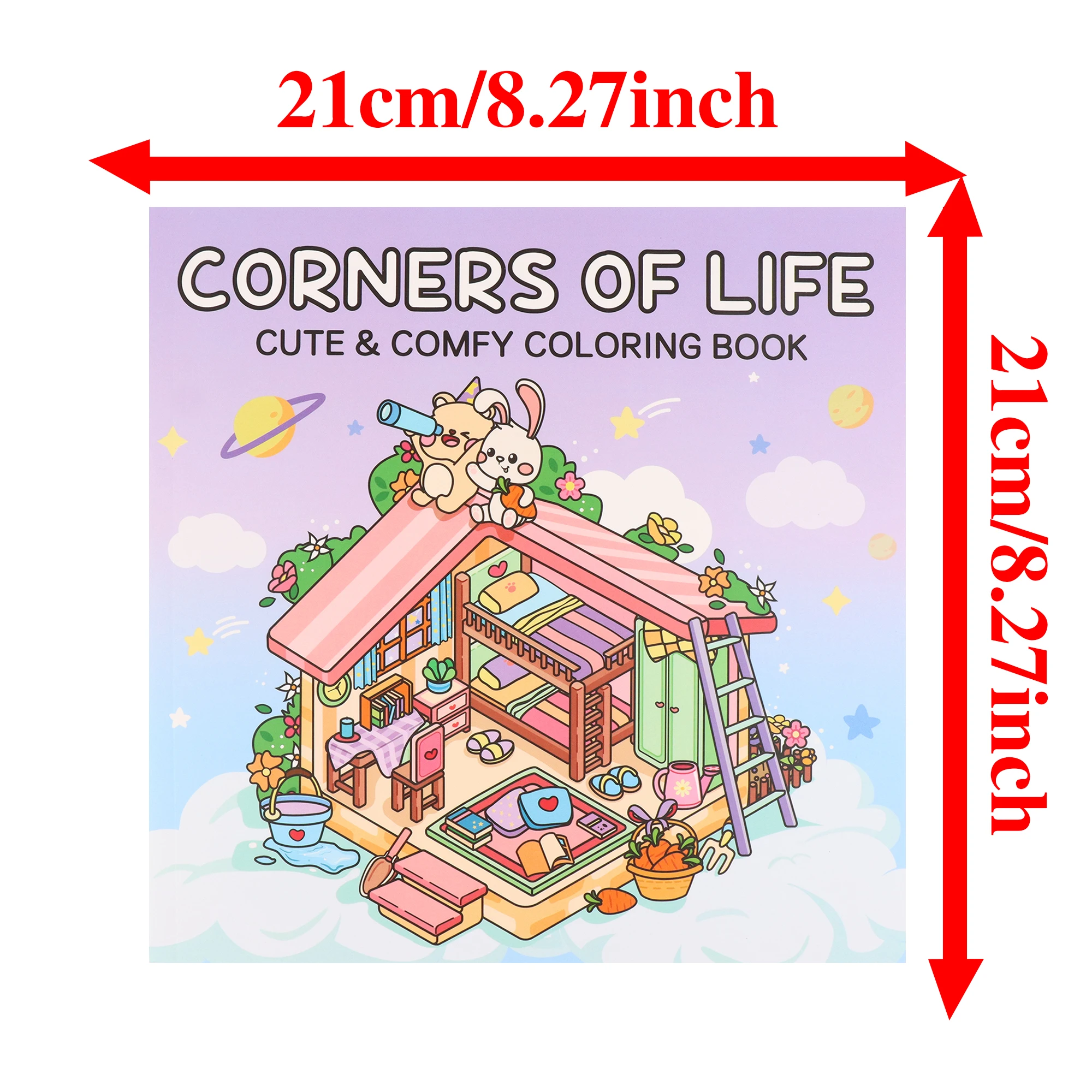 كتاب تلوين لطيف وقلب للحياة اليومية، يجب اقتناؤه لتخفيف التوتر والاسترخاء والعناية الذاتية. #3