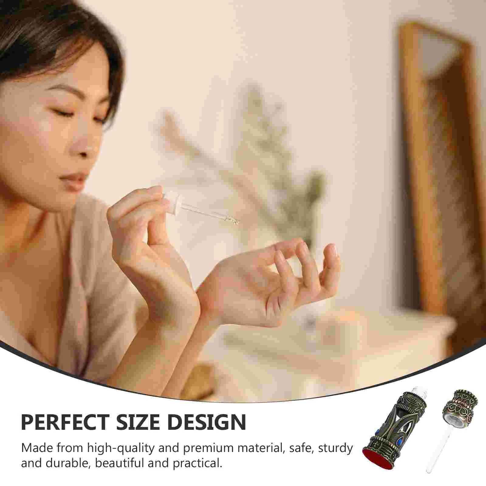 Dubai Perfume Bottle Glass Liquid Holder Essence Sub-bottle Middle East Travel Miss