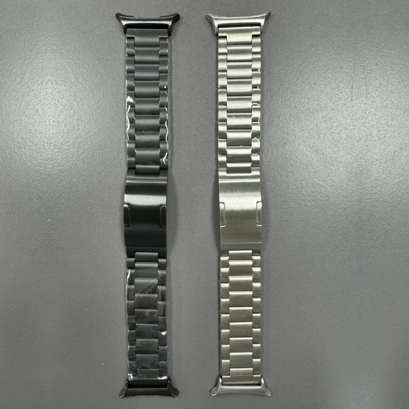 Pulseira de Titânio para Samsung Galaxy Watch7 Ultra, Pulseira de Titânio de Três Elos para Samsung 7Ultra 2026
