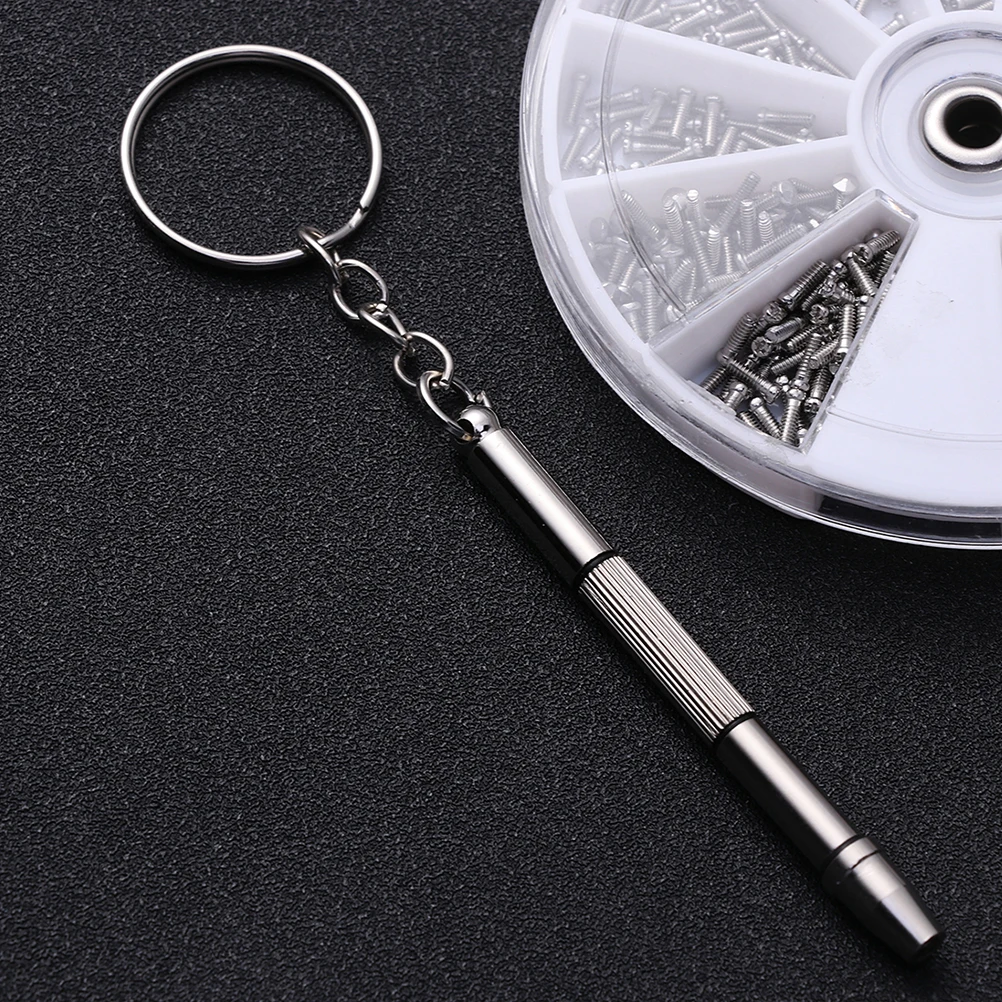 

600pcs Screw Nut Kit Mini Watch Repair Tools Compact Portable Storage Case for Eyeglasses Sunglasses Watches Smartphones