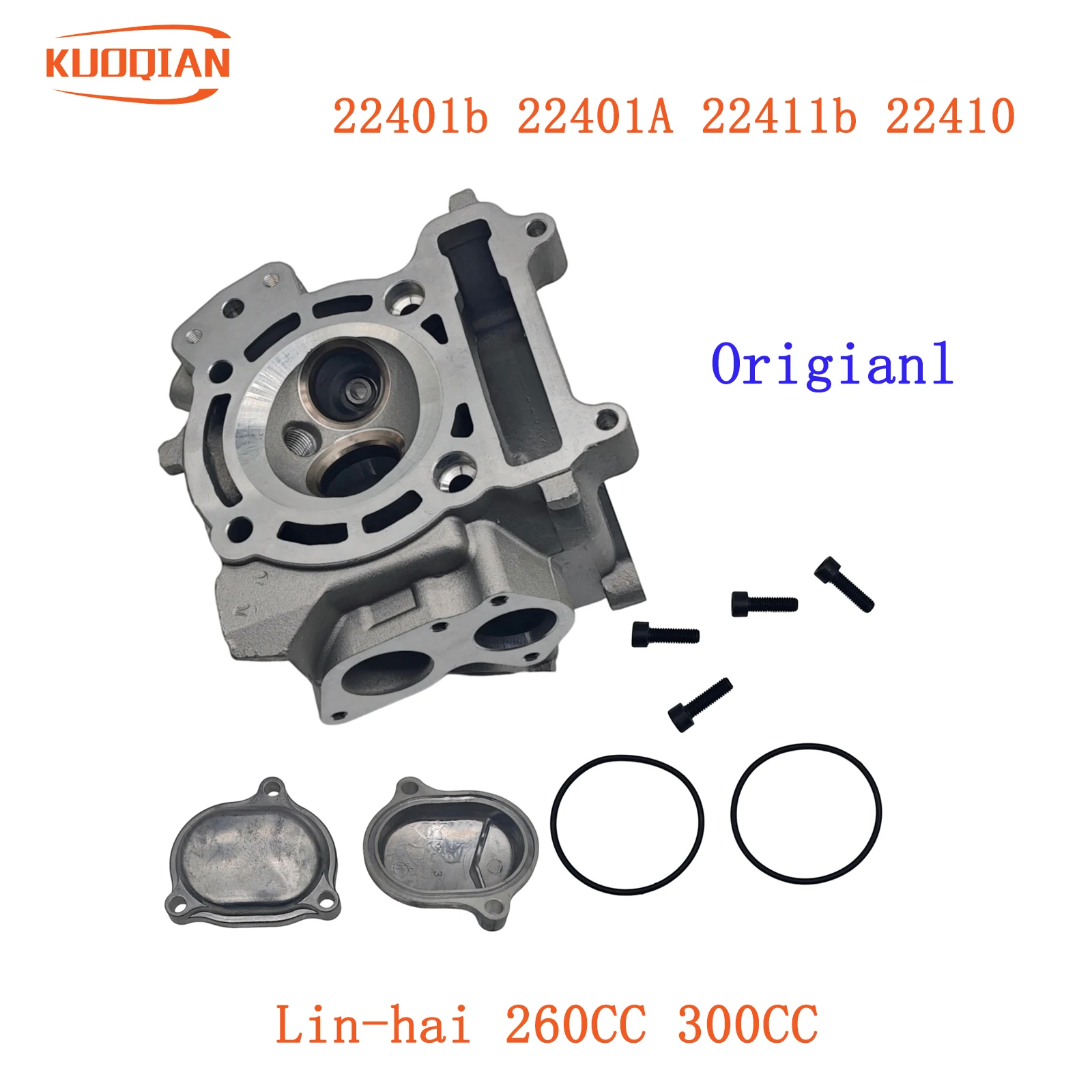 Orignal Cylinder Head Assy 22401A 22401B 22411b 22410 For Lin-hai LH 260CC 300CC LH260 LH300 ATV UTV