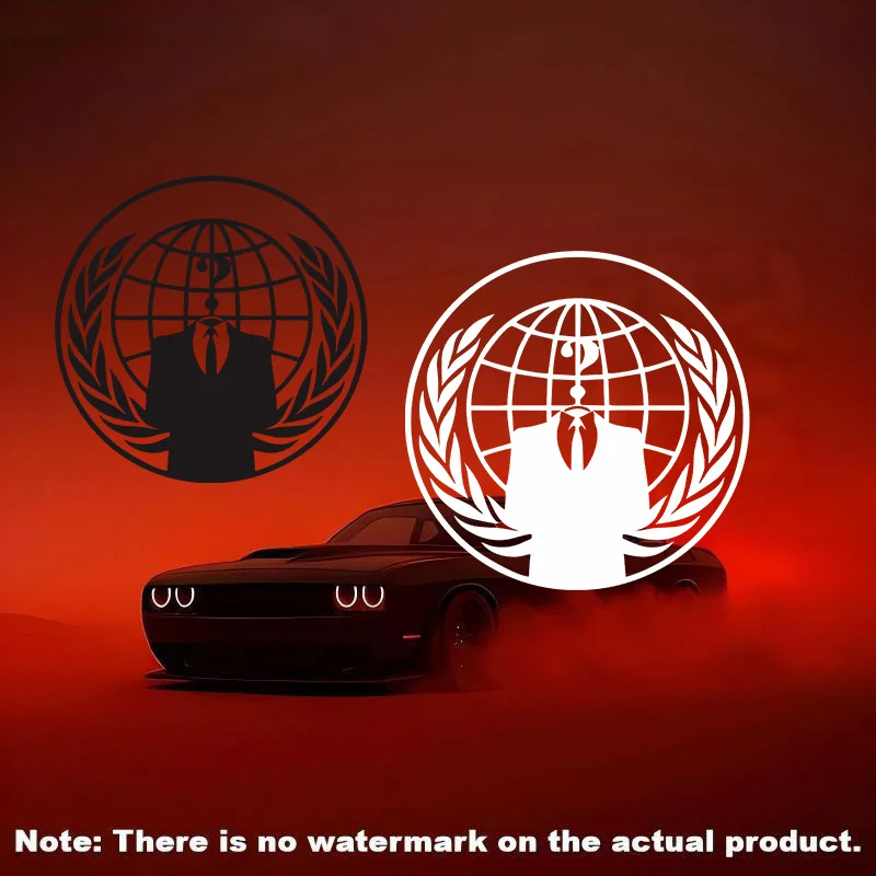 

1 шт. наклейка «Глобус и костюм» (венок «Люрель» (черный/белый) — без водяных знаков, самоклеящийся водонепроницаемый декор для автомобиля, ноутбука