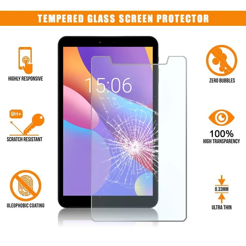 

Tablet Tempered Glass Screen Protector Film Cover For Chuwi Hi8 Air Full Screen Anti-Scratch Anti-fingerprint Protector Screen