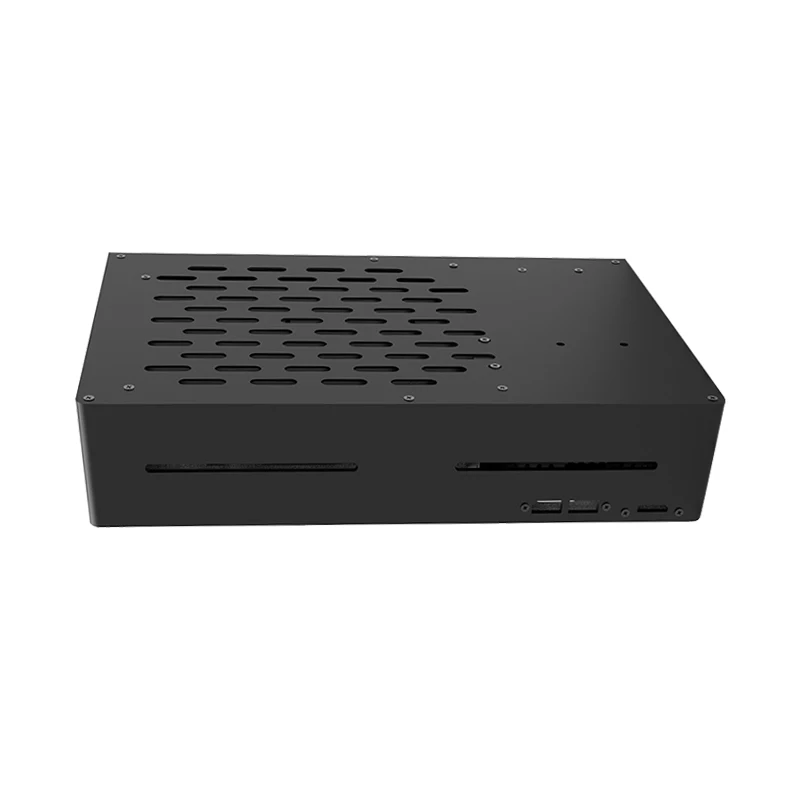 

Mini ITX Computer Case Chassis Mini ITX DIY PC Cases A3 Chassis Upright Horizontal Acrylic Frame