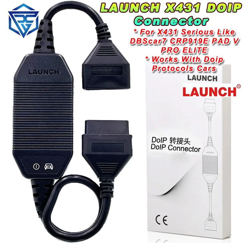 LAUNCH X431 DOIP Connector 16pin DIOP Cable Adapter for X431 Serious Like CRP919E PAD V PRO ELITE DBSCar VII DBScar 7 DBScar7...