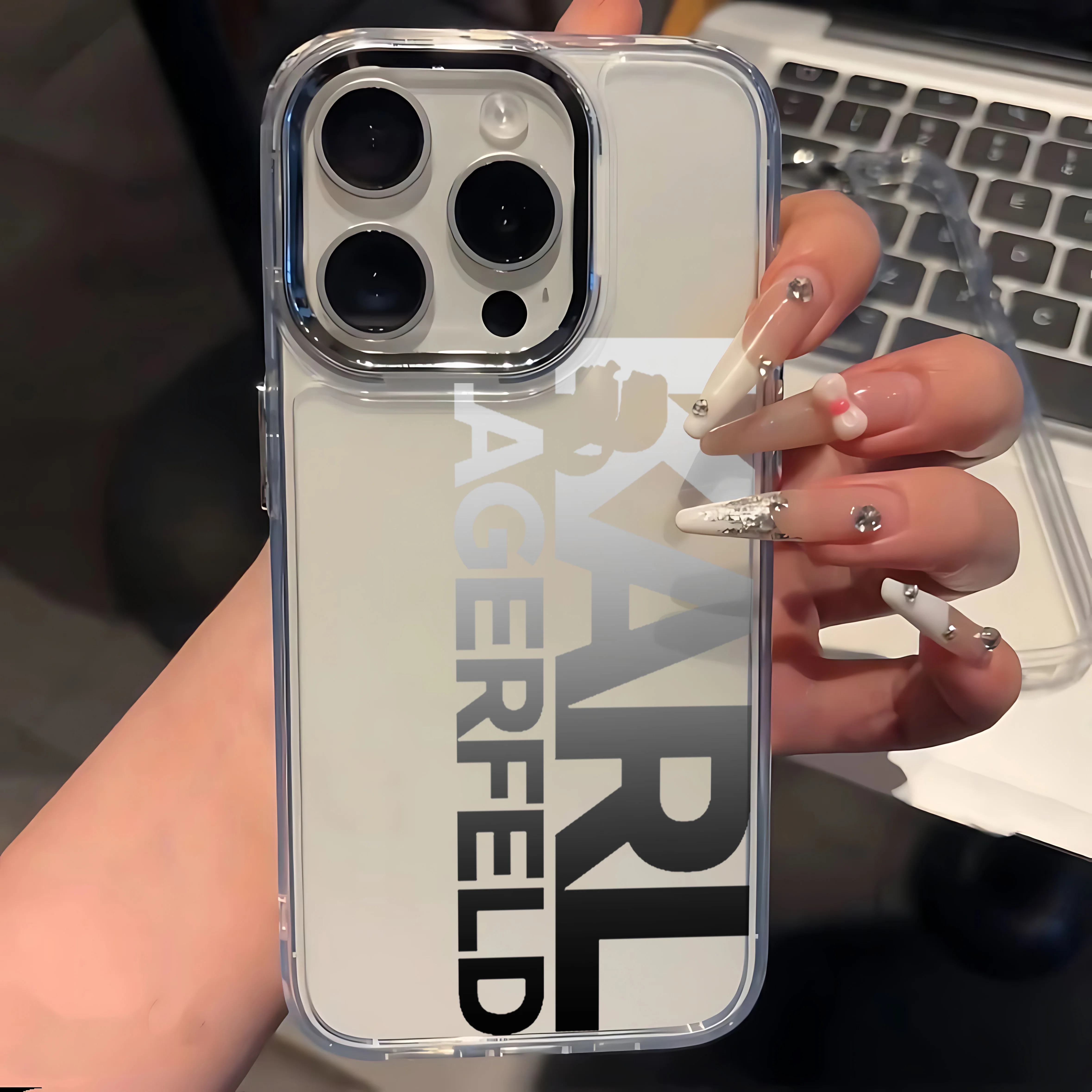 Hot Fashion Designer K Phone Case for IPhone 17 16e 16 15 14 13 12 11 Mini Pro Max X XR XSMAX 8 7 Air Plus Luxury Soft Cover - náhled 3