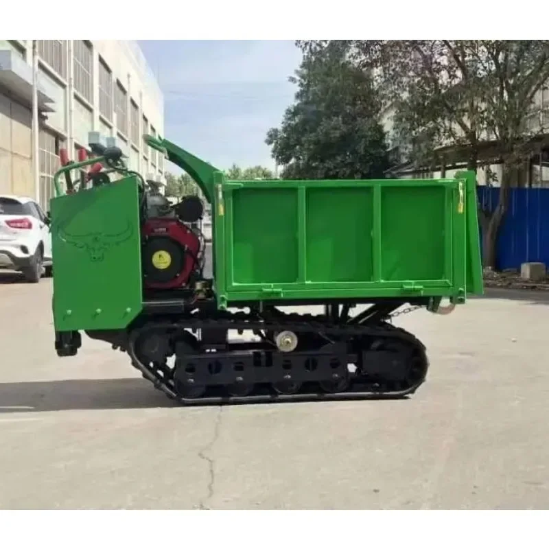 

【From China】Chinese Mini Crawler Transporter Manufacturer Farm And Garden Use Asoline Tracked Dumper High Efficiency Hydraulic D