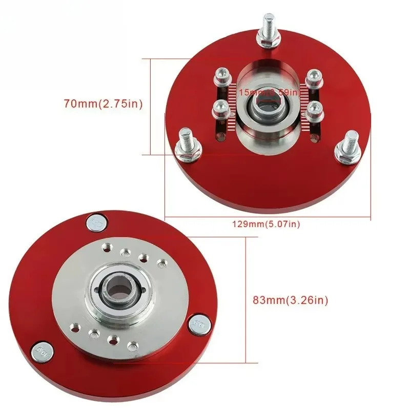 

Popu For Customizable Suspension: Front Camber Plates & Upper Mounts E-Series (E30, E36, E46) & Z3
