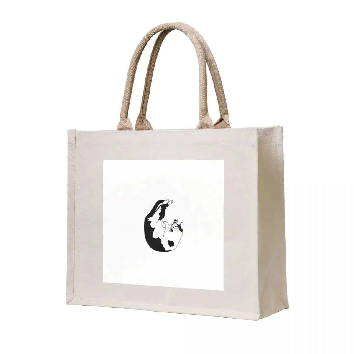 

Lounging Friend Tote Bag Gift bag canvas tote bag Women bags custom bags