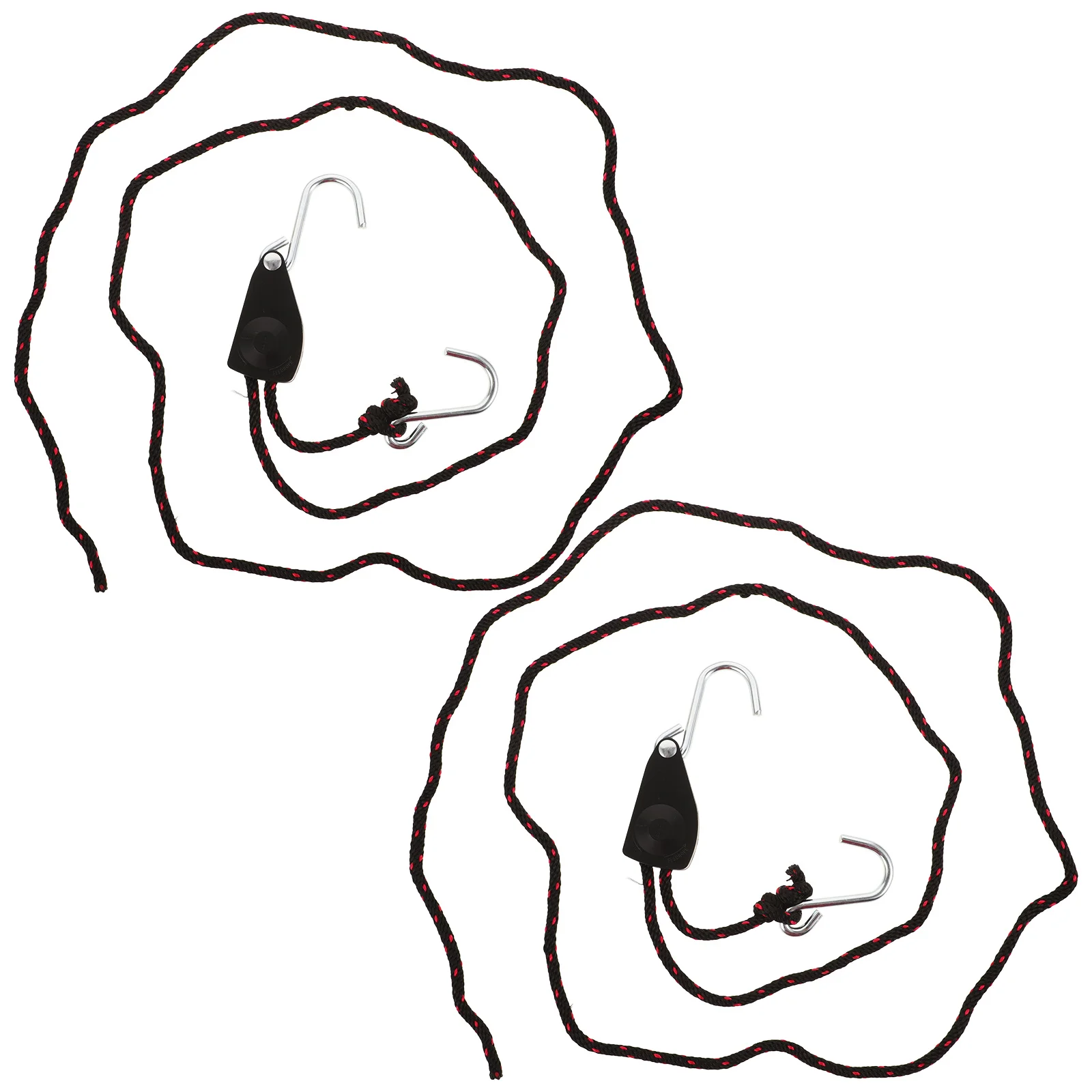 2 قطعة شماعة ضوء الخيمة قابل للتعديل حبل هوك تحميل تحمل مصباح النبات معلقة سطوع عالية LED أضواء قابل للتعديل حبل شماعات #5