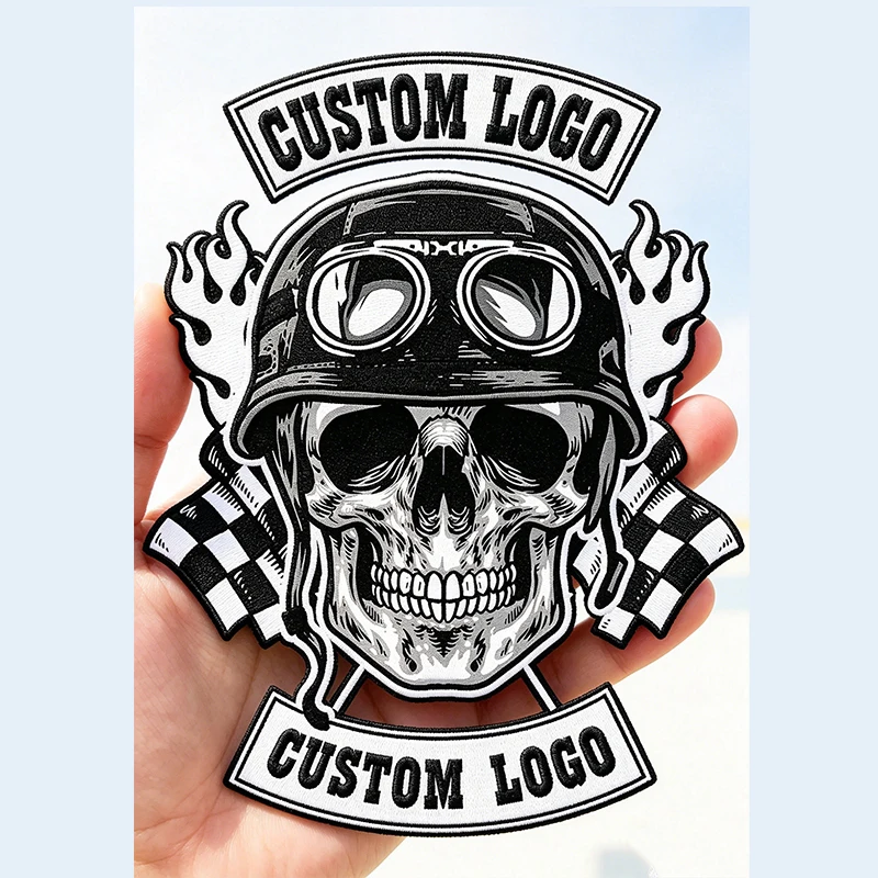 

Custom Your Own Embroidered Logo Patch DIY Iron On Patches For Clothing Thermoadhesive Patches Hook & Loop, Woven, Print Patch