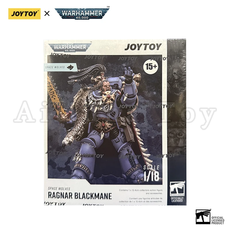 JOYTOY 1/18 Action Figure 40K Space Wolves Ragnar Blackmane Heruitgave Versie Anime Collectie Militair Model