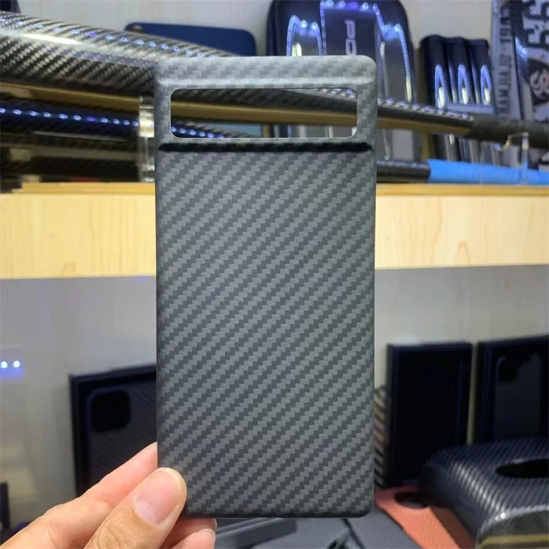 

Carbon Fiber Case for Google Pixel 6A Cases Mobile Phone Cover for Google Pixel 6a Shockproof Ultra-thin Aramid Fiber Cover
