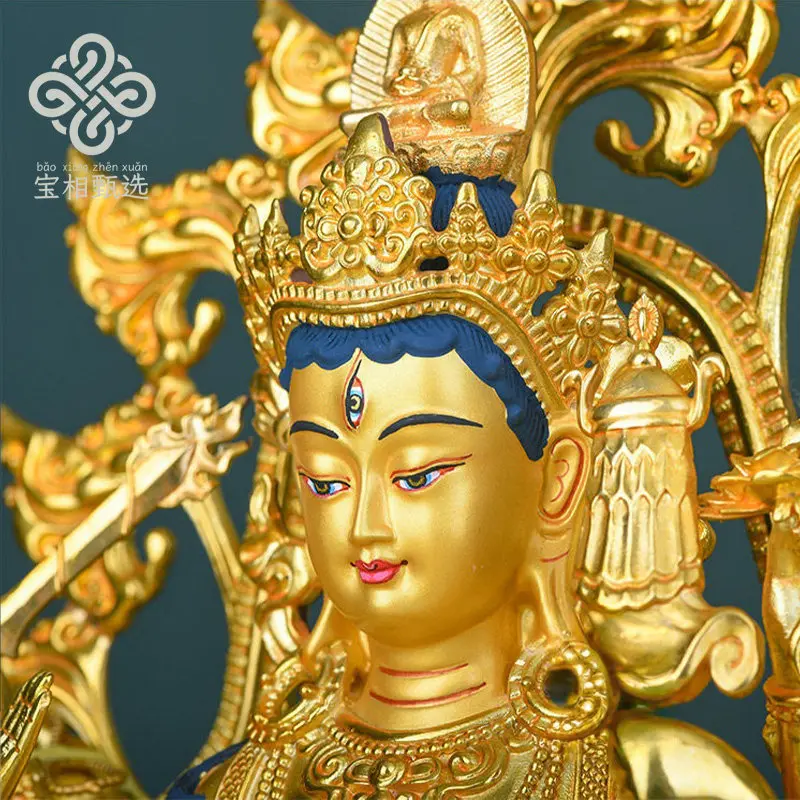 Junti Buddha Mother Pure Copper Gilt Buddha Statue Treasure Selection y1 Tibetan Tantra Buddhist Hall Offering