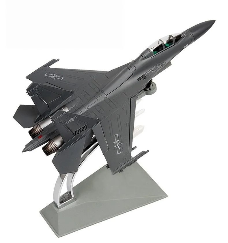1:72 Scale Aircraft J-16 Fighter Jet Model Metal Model Airplane Military Assembly Collection Planes