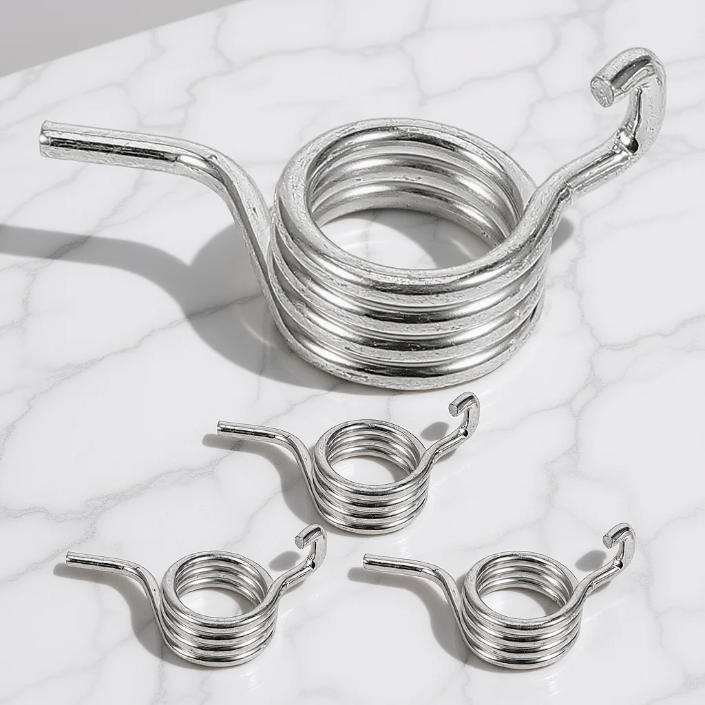 

4Pcs Footpeg Pedals Springs Set Aluminum Off-Road Motorcycle Side Footrest Spring with Return Mechanism Corrosion Resistant Easy