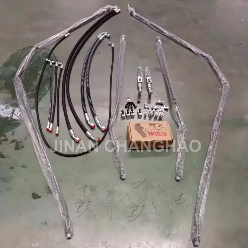 Excavator Auxiliary Line Hydraulic Breaker Piping Kits Pipe Clamp Hydraulic Oil Hose Pipe Line