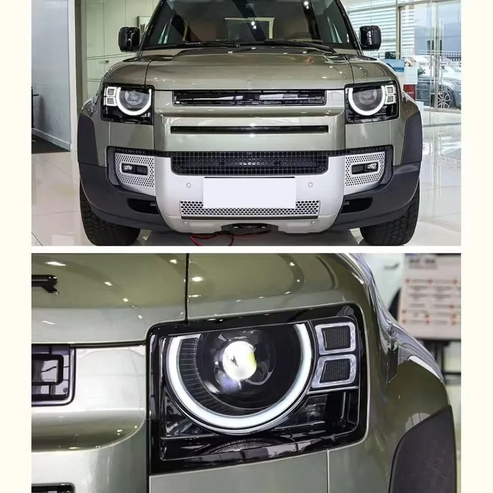 Hot Selling Hgh-Quality Matrix Lens LED Daytime Running Lights Turn Signals Auto Parts for Defender