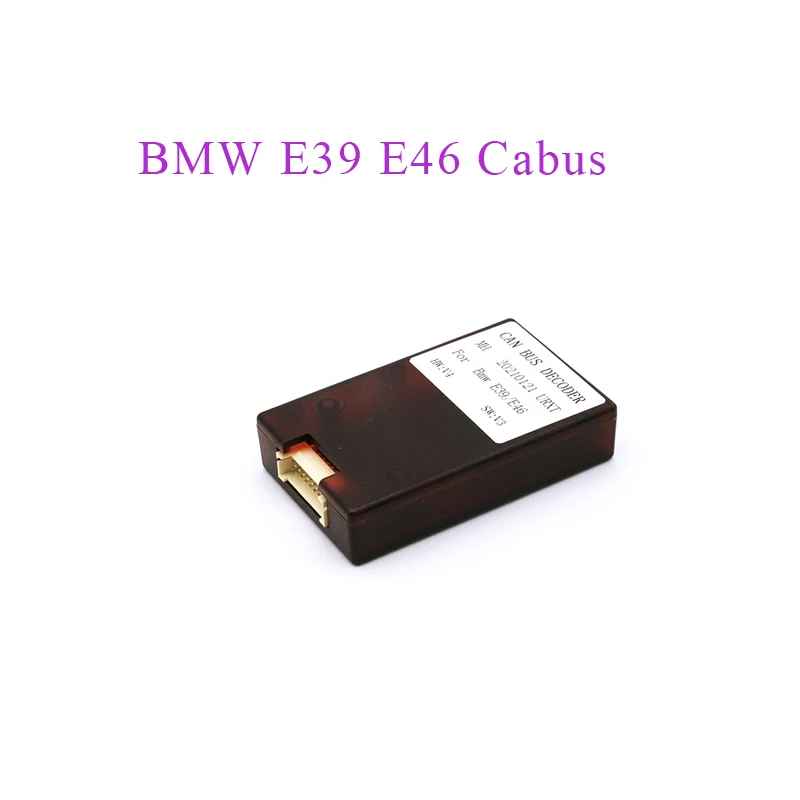 Canbus box Adaptor Decoder For BMW E39 E46 E90 X1 X3 With 16Pin Power Wiring Harness Cable Android Car Radio Stereo