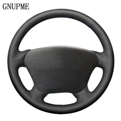 Black DIY Artificial Leather Car Steering Wheel Cover for Mercedes Benz W163 M-Class ML230 270 320 350 430 500 1997