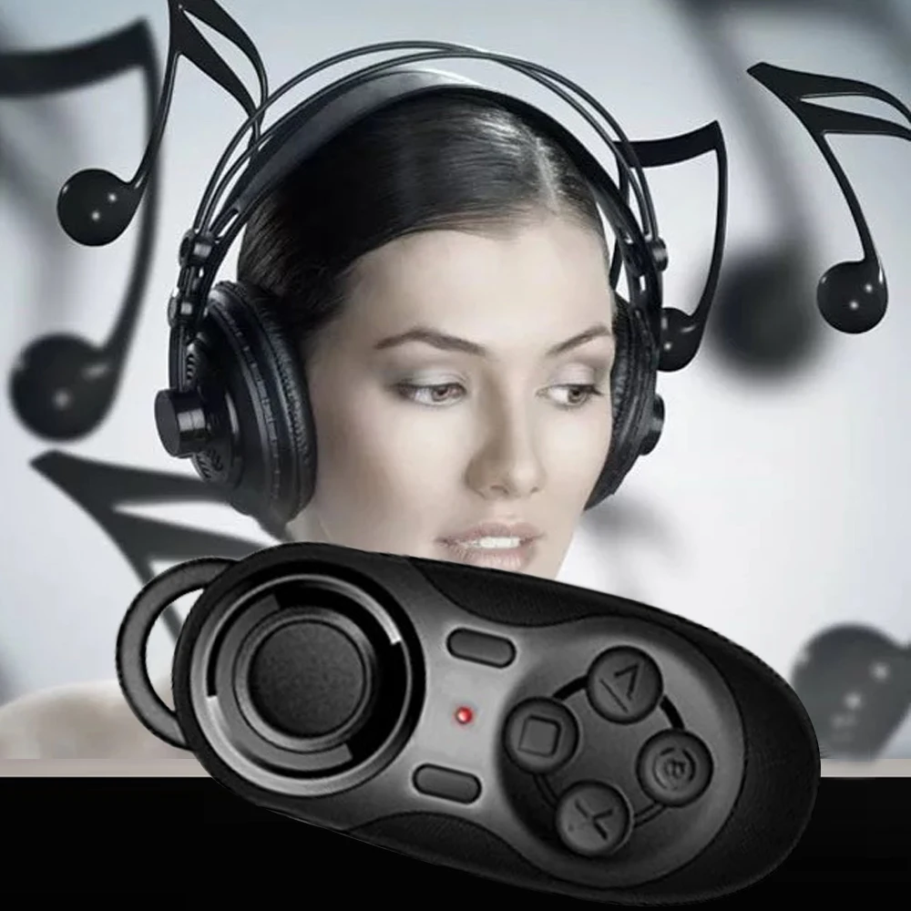 لوحة ألعاب بلوتوث لاسلكية صغيرة VR لوحة تحكم عن بعد لملحقات ألعاب الكمبيوتر المحمول والهواتف الذكية IOS/Android