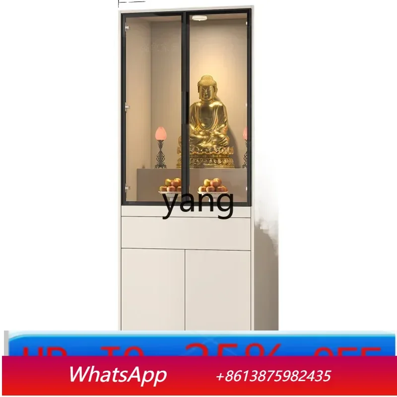 CX  God of Wealth Shrine Shrine Cabinet Modern Gong Tai Cabinet Household