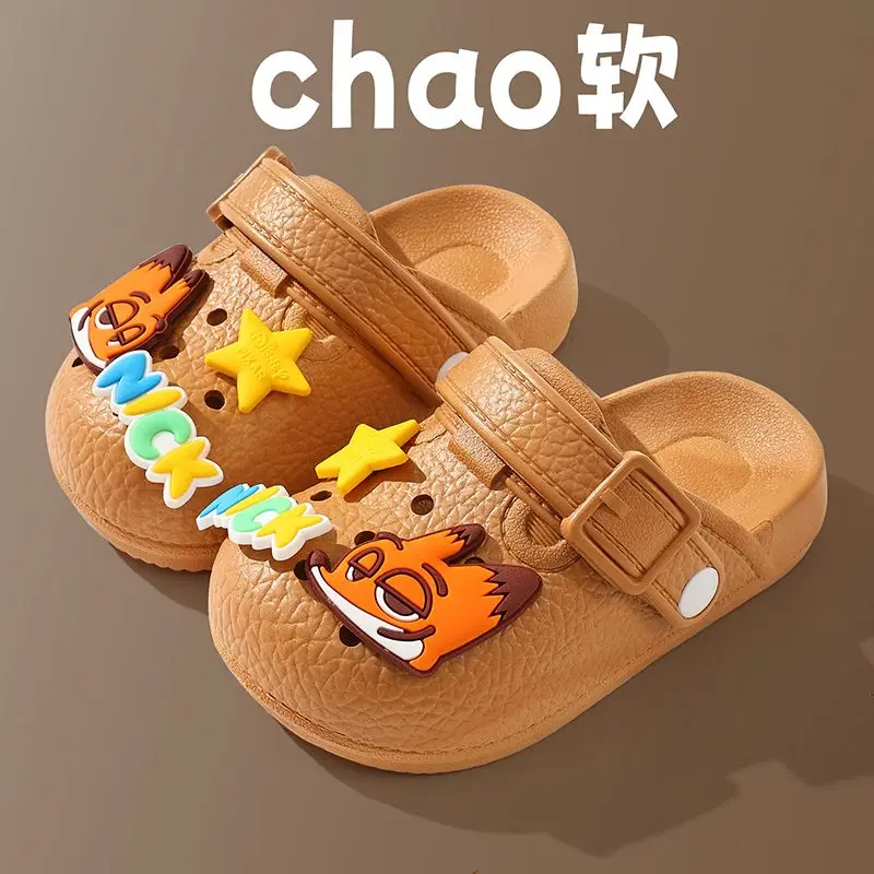 Crazy Animal City Nick Children's Hole Shoes Boys Non-Slip Soft Sole Judy Girls Sandals Two Wear Sandals