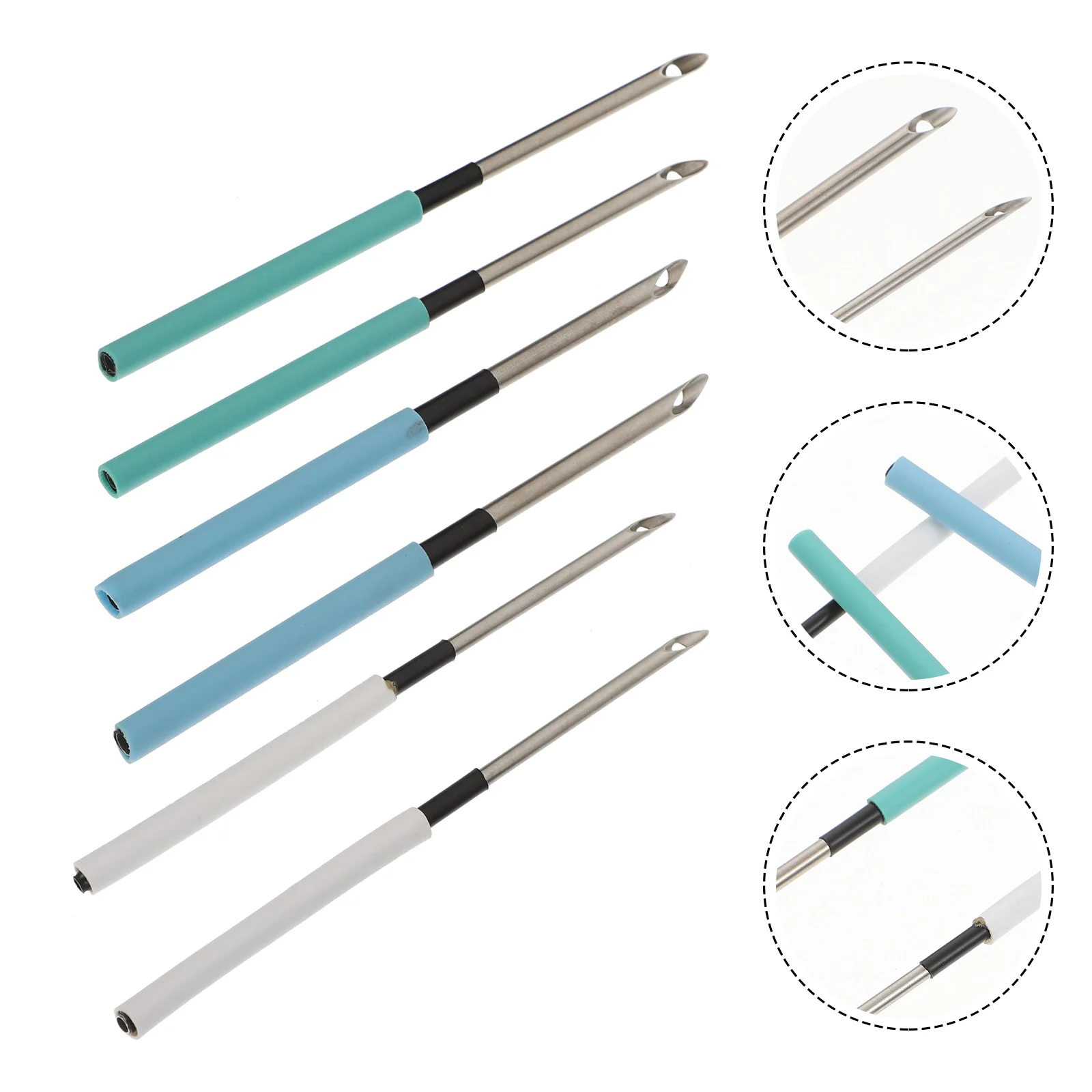 

6Pcs DIY Embroidery Needle Kit Soft Smooth Felting Needles for Handcraft Sewing Knitting Art Craft Projects Supplies