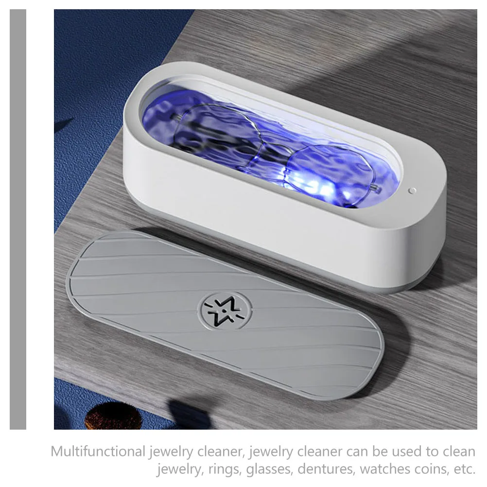 

Ultrasonic Cleaner Portable Jewelry Jewellery Machine Cleaning Washing Metal Plastic Aligner