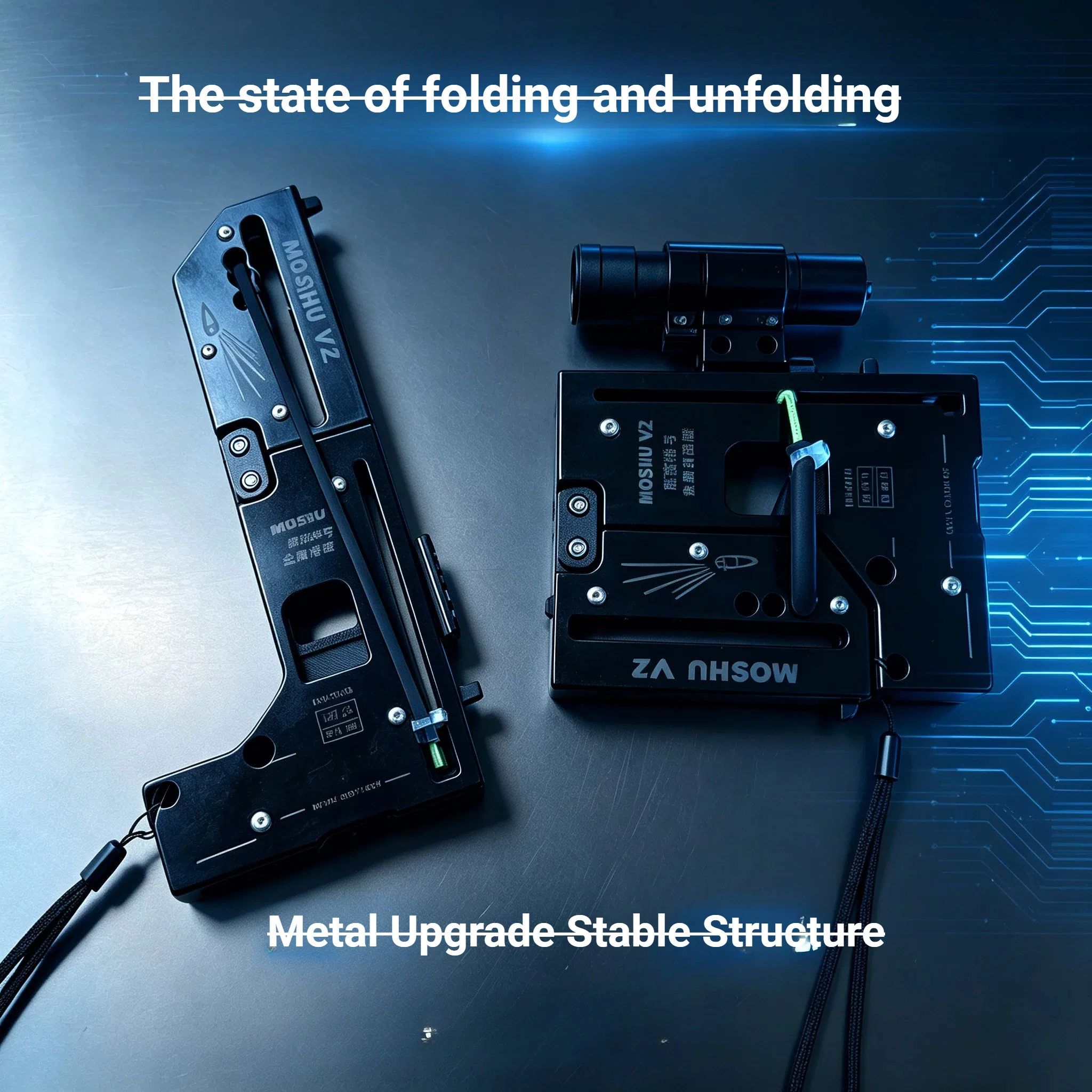 Metal Version Second-generation Foldable Portable Outdoor High-precision，Powerful Competitive Pocket Tool