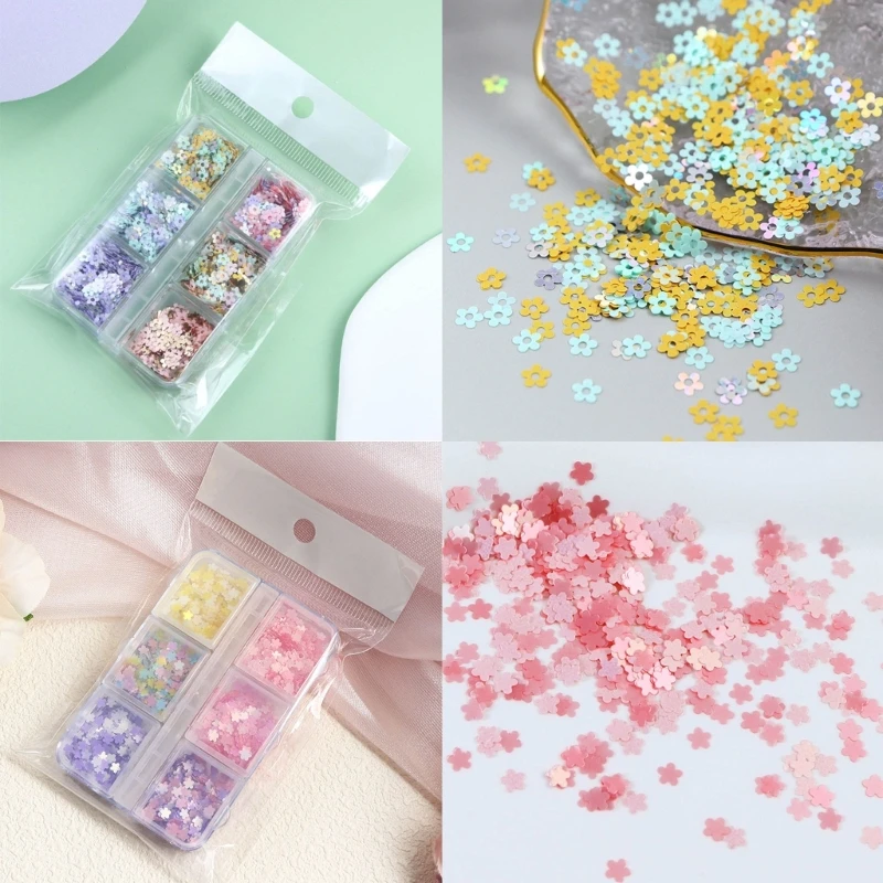 Flower   Glitter Sequins Loose Sequins for NAIL Art/Wedding Decoration