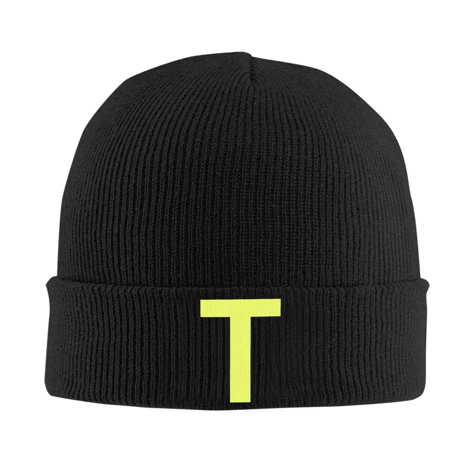 Letter T Chipmunk Group Matching Cosplay Knitted Hats Autumn Winter Beanie Warm Halloween Cap Unisex Acrylic Fashion Bonnet