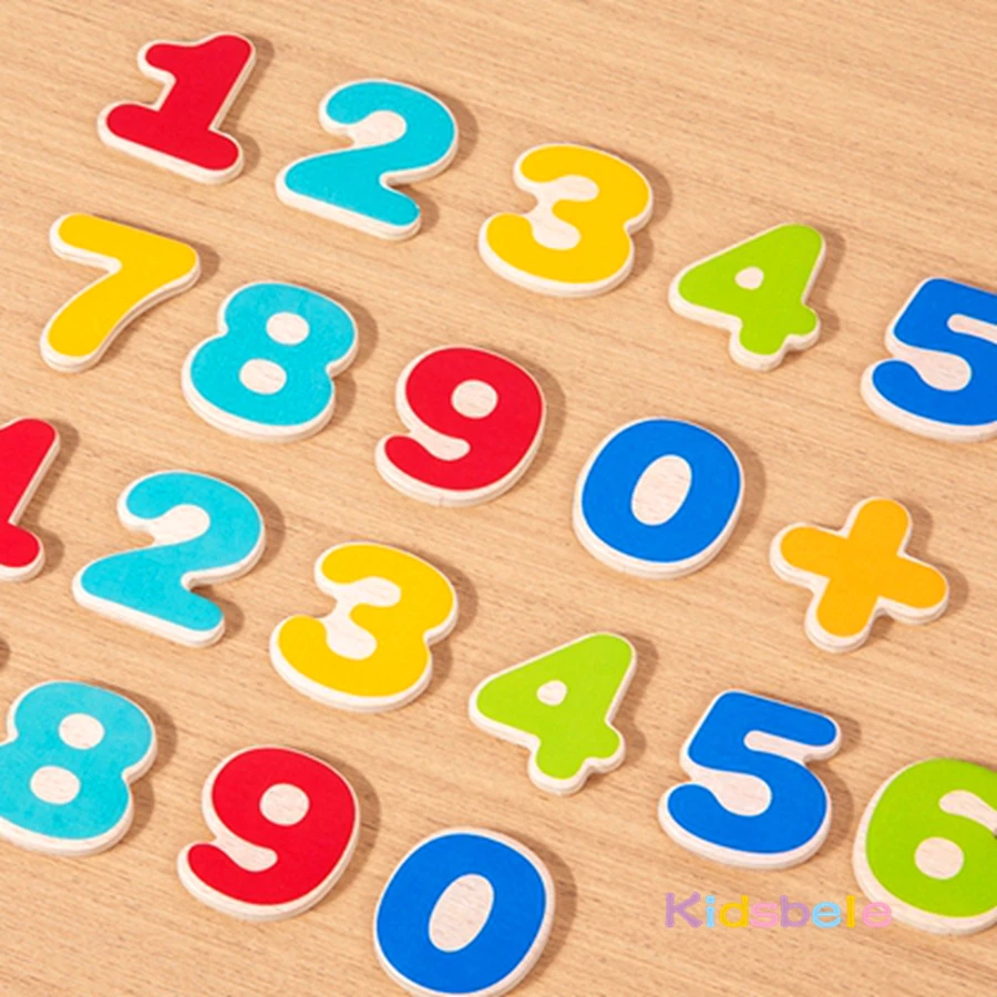 Montessori Optellen En Aftrekken Van Nummers Wiskunde Speelgoed Voor Peuters Kleur Cognitie Leren Bord Speelgoed Houten Tellen Spel