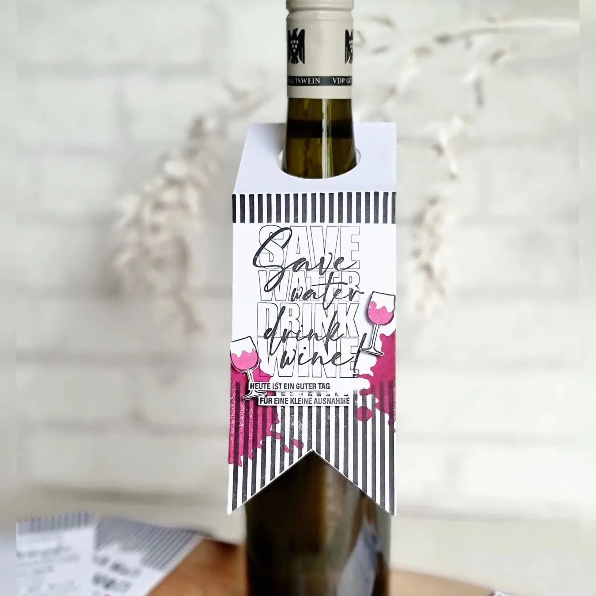 Piggy Craft metal cutting dies cut die mold Wine glass tag decoration Scrapbook paper craft knife mold blade punch stencils dies