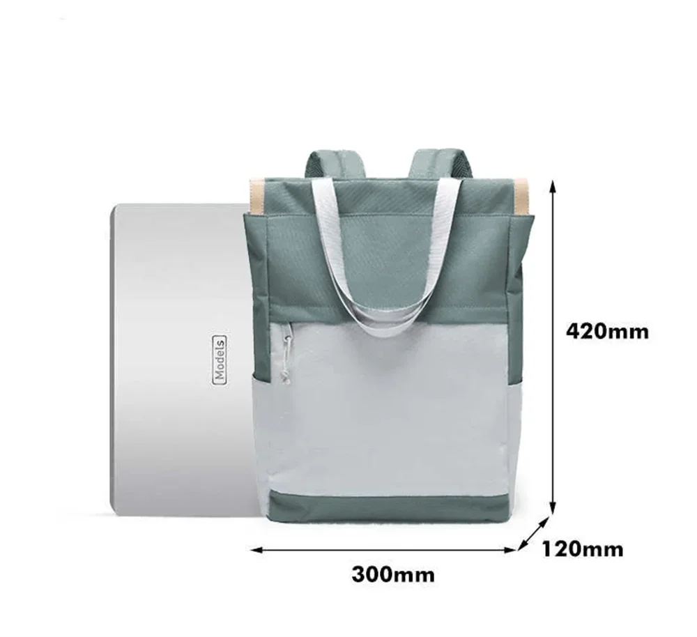 Laptop Backpack Large Capacity Schoolbag Female College Student Commuter Computer Bag Minimalist Female Handheld Backpack