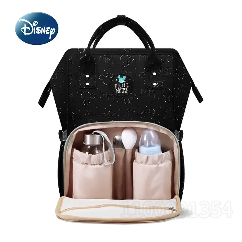 Disney Mickey Original New Diaper Bag Backpack Luxury Brand Baby Bag Large Capacity Multifunctional Cartoon Baby Diaper Bag