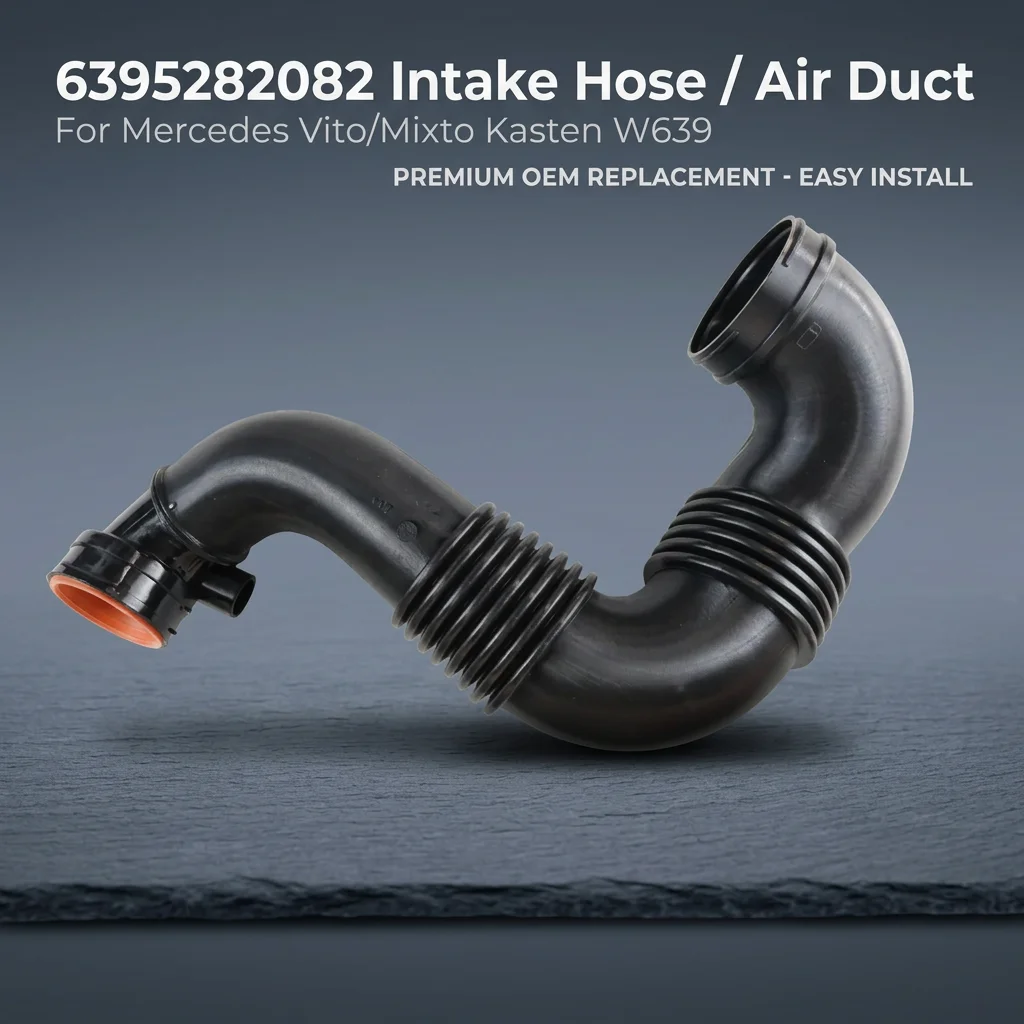Duto de Admissão de Ar Turbo para Mercedes Benz Vito Mixto Kasten W639, Tubo de Admissão Turboalimentado 6395282082 A6395282082