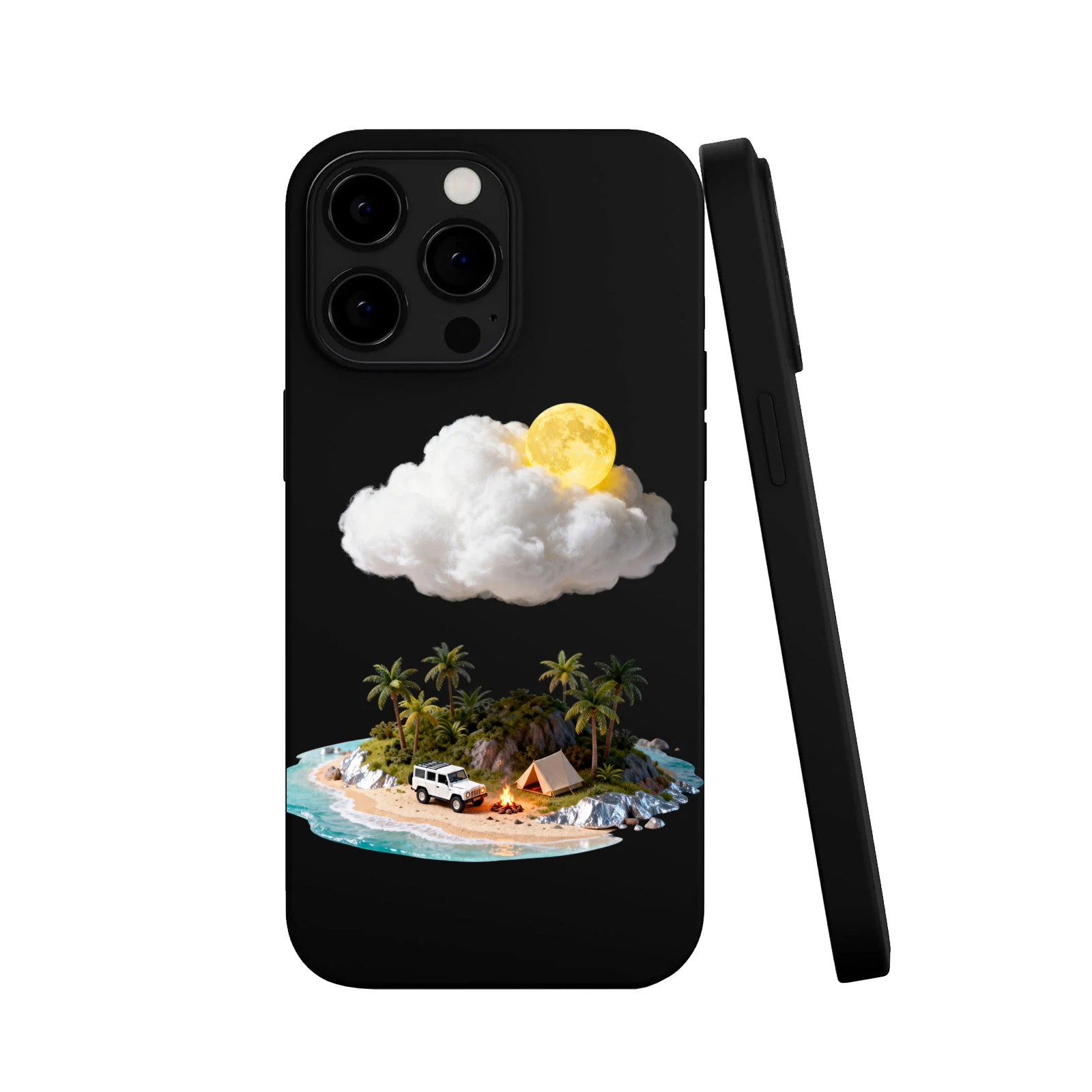 

Island travel Creative Phone Case For iPhone 16 15 14 Plus 13 12 Pro Max 11