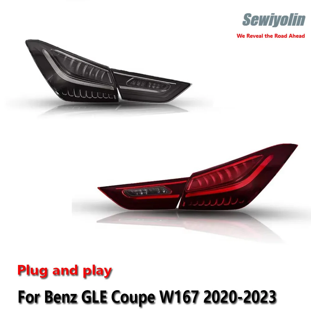 

Car LED Lamps Taillight Auto Parts For Benz CLA W118 Taillights 2020-2024 DRL Brake Turn Signal Lamp Plug And Play