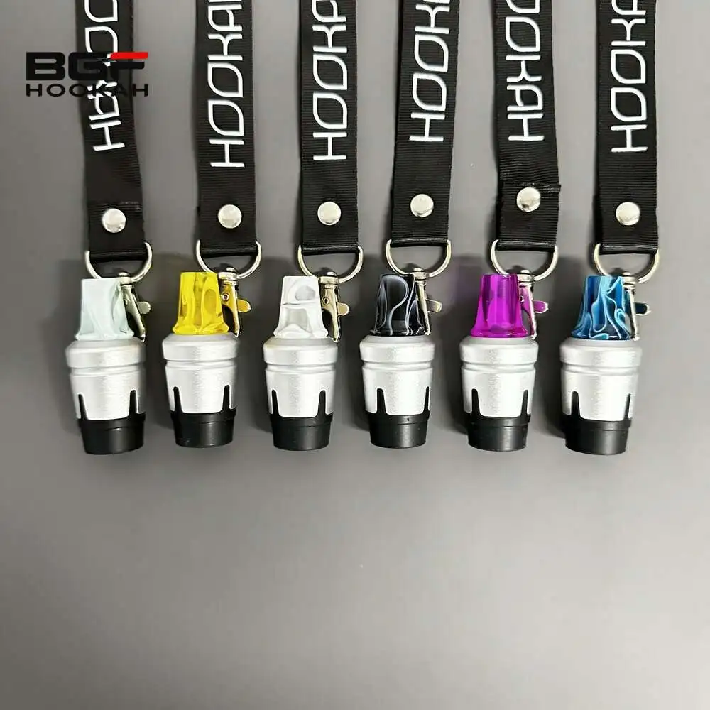 

Resin Hookah Mouth Tips Silicone Universal Resuable Hookah Tip Shisha Hose Mouthpiece Accessories with Lanyard