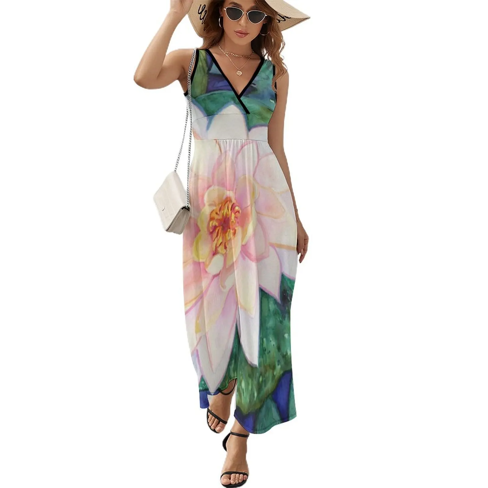 

Waterlily Sleeveless Dress Dresses dresses women summer 2024 women evening dress Elegant gowns