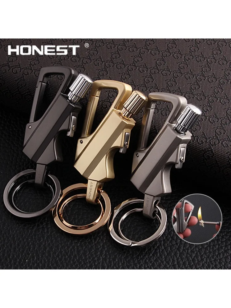 Briquet à kérosène Wanci Match, mini briquet créatif en métal, étanche, portable, un accessoire indispensable pour le camping