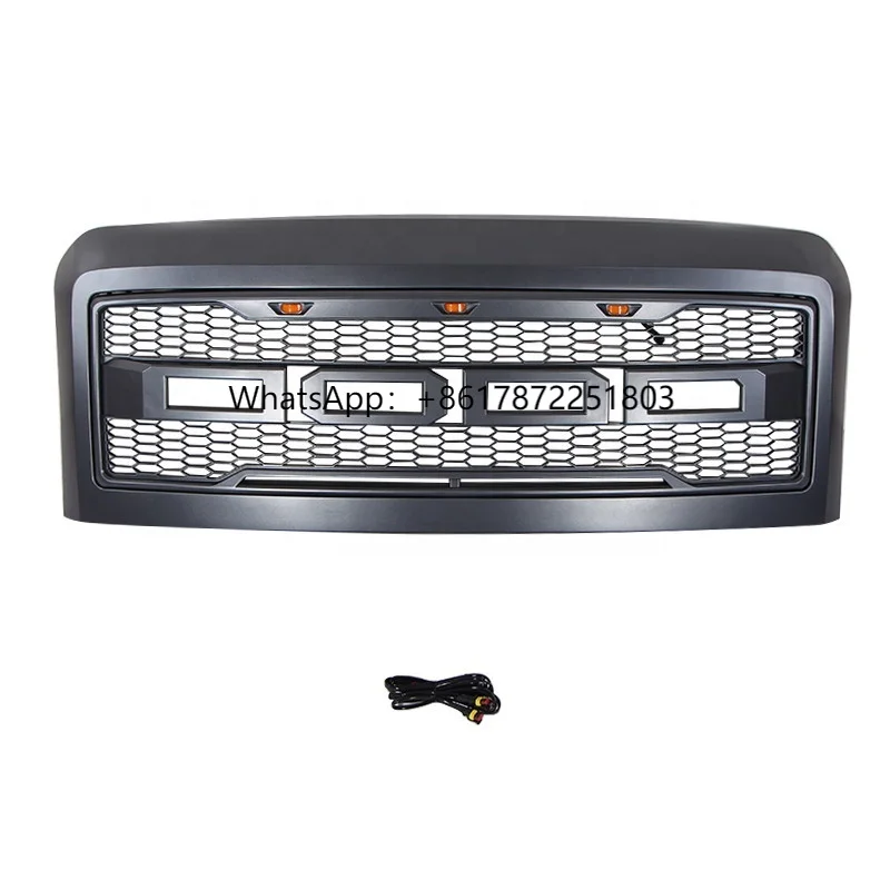 

Car Body Parts Front Bumper Grill W Led Lights Auto Exterior Accessories Fit for ford F250 2008 2009 2010 2011