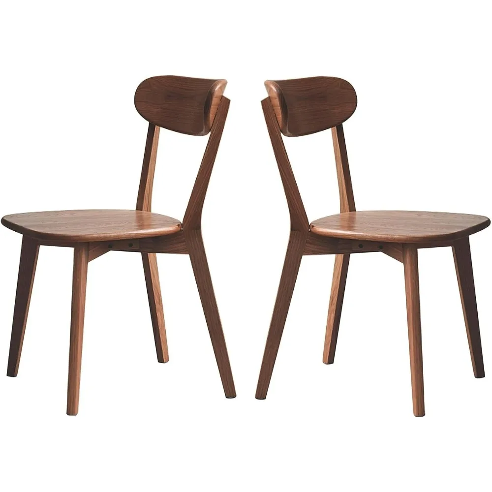 

Dining Chairs, Kitchen Chairs, 100% Oak Solid Wood Modern Chair with Curved Backrest Kitchen & Dining Room Chairs Modern Chair f