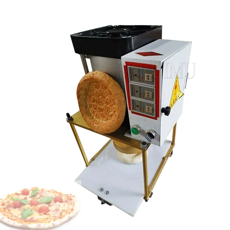 Commercial Pressure Pneumatic Pizza Dough Press Machine Automatic Pancake Flattening Equipment