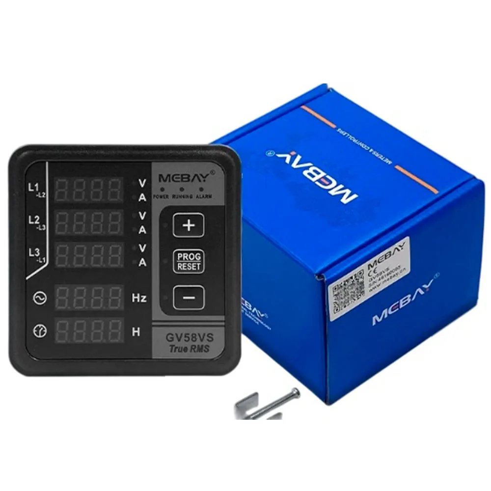 Mebay Updated Engine Multi function Digital Meter GV59   GV58VS Generator Multifunctional Digital Meter With Protection Function