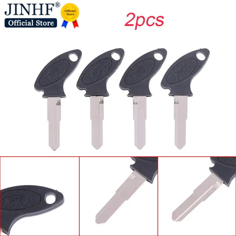 

Hot sale 2PCS Blank Uncut Key For Some Chinese Motorcycle Moped Left Right Blade Groove