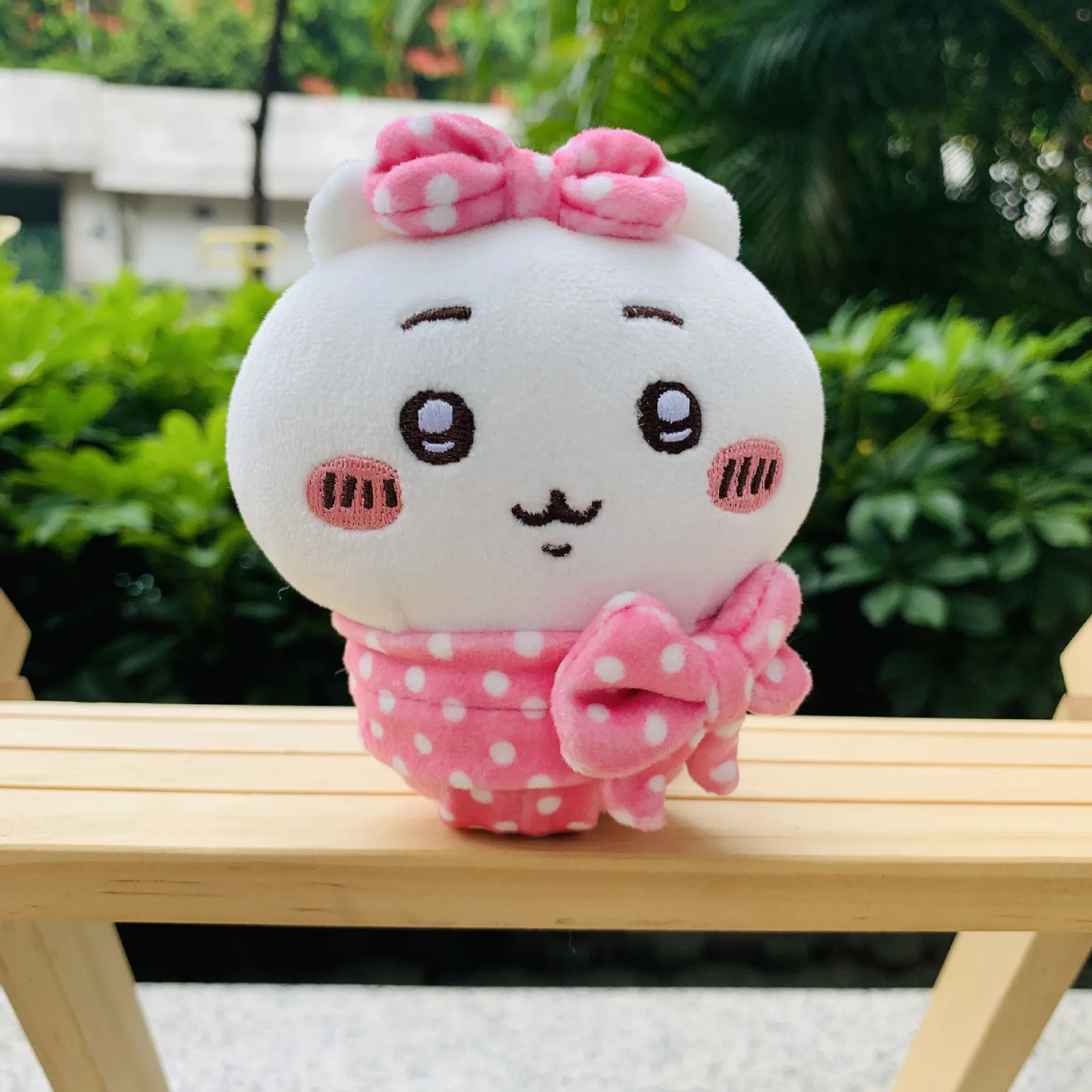 Nuovo originale MINISO auto difettante orso chiikawa baby swaddle serie carino bambola romantica Usachi zaino ciondolo peluche regalo