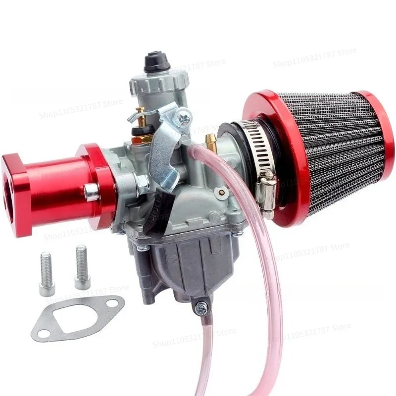 For Kart 212cc GX200 6.5hp CT200U KT196 Intake Air Filter VM22 Carburetor Kit